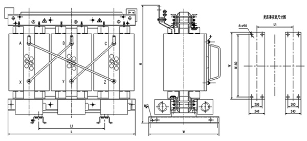 環氧樹脂澆注三相干式變壓器7